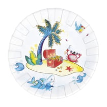 Assiette Ø 23cm - lot de 8 - pirates
