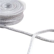 Cordon velours 8mm gris moyen au mètre