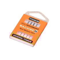 Assortiment de 4 aiguilles machine à coudre universelles titane taille 75