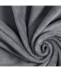 Tissu Micro Eponge Bambou de 150 cm de largeur Gris Fonce vendu par 50 cm