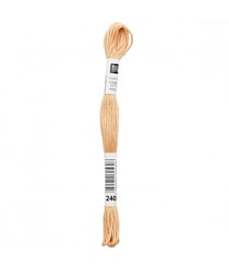 Fil à broder mouliné Uni - Rico Design 240 Marron