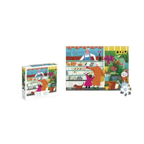Puzzle – Sur le marche – 500 pieces - Janod - Orange