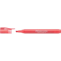 Surligneur pointe biseautée 1 - 4 mm - FABER-CASTELL - Rouge - TEXTLINER 38