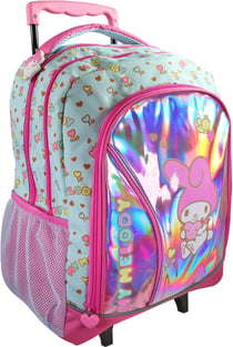 Sac à roulettes 38 cm – MY MELODY BIRDY – Rose – 2 compartiments