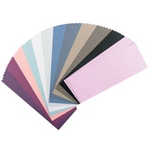 Papier cartonné lisse Florence - Hiver - 60 feuilles - 11,4 x 30,5 cm - 216 g/m²