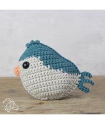 Kit Crochet Oiseau Bleu - Amigurumi Hardicraft Bleu