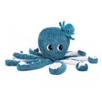 ptipotos pieuvre maman et bebe bleu
