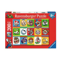 Puzzle XXL 200 p - Collection de personnages Super Mario - Ravensburger
