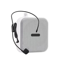 Microphone Bluetooth Sans Fil Amplificateur Audio Puissant 2000m² Blanc Blanc YONIS