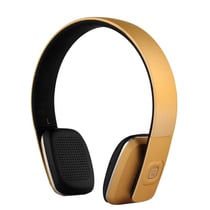 Casque Audio Bluetooth Universel Pour Smartphones Et Tablettes Son Cristal Or YONIS