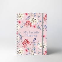 Agenda Familial Janvier 2026 - Décembre 2026 Pinky Blossom - Women Warriors