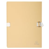 Chemises dos extensible papier - Mastic - x 10 - Exacompta
