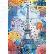 Puzzle la tour eiffel multicolore - 1500 pieces collection artiste - nathan - 87813