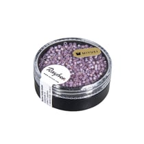 Delica - rocailles, 1,6 mm ø, lilas, 8g, transparent, dépoli,Rainbow