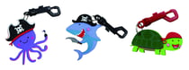Kit enfant Porte-clefs Pirate : 18 formes mousse pour créer 3 porte-clés