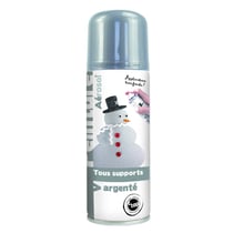 MégaCréa DIY - Aérosol peinture Argenté Spray 122 ml
