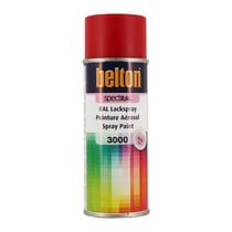 Spray de peinture Belton Spectral RAL3000 Rouge Feu Satiné 400ml