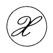 Sceau à sceller Lettre X