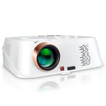 Vidéoprojecteur Android Smart 1080p 3500 Lumens HDMI USB Support Multimédia Blanc YONIS