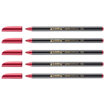 Lot de 5 feutres de coloriage métallisé pointe ronde 1-3 mm - EDDING - Rouge Métallisé
