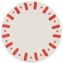 6 Petites Assiettes Mix&Match   Rouge et Blanc