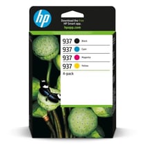 Cartouche d'encre HP 937 Pack de 4 noir, cyan, magenta, jaune
