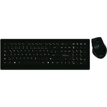 Pack clavier sans fil et souris optique MediaRange - 5 boutons - AZERTY (FR) - noir