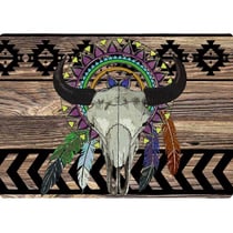 Tapis de souris Buffle Amérindiens 27 x 19 cm