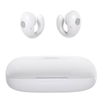 Ecouteurs Bluetooth Sans Fil Clip Oreille Autonomie Longue Charge Rapide Blanc YONIS