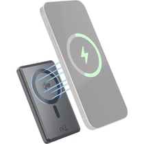 Force Power Powerbank MagSafe pour iPhone et Smartphones Qi2 15W 5000 mAh Gris foncé