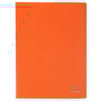 Protège-documents en polypropylène 5/10e OPAK pochettes Cristal 160 vues - A4 - Orange - x 8 - Exacompta