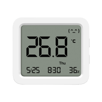Capteur de température et d'humidité connecté Xiaomi Mi Temperature And Humidity Monitor 3 - Blanc