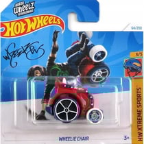 Vehicule wheelie chair hot wheels 1/64 - hw xtreme sports 3/5 - mattel - htb98 - petite voiture metal