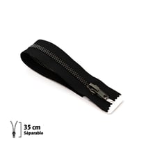 Fermeture éclair Z19 - laiton Séparable 6mm - 35 cm