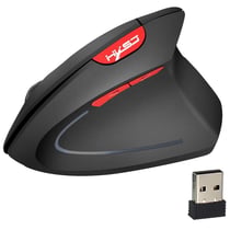 Souris Ergonomique Sans Fil 2400 DPI 6 Boutons Pour Canal Carpien