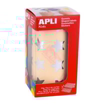 Gommettes rouleau Étoile 20 mm Argenté x 1 416