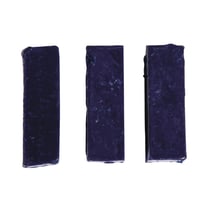 Pigments de couleur pour cire, bleu foncé, 1x1x2,9cm, 3 pces