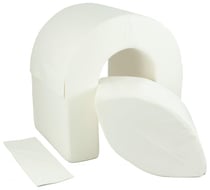 Set de 2 blocs en mousse blanc - Velinda