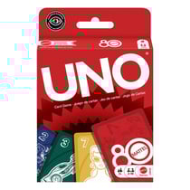 Mattel - Jeux de cartes UNO Ruby Red 80th Anniversary