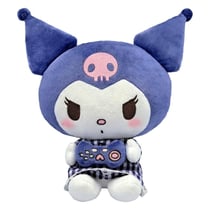 Sanrio - Peluche Kuromi Pyjama Style M 22 cm - Sakami Merchandise