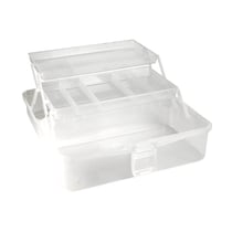 MégaCréa DIY - Boîte de rangement escamotable en plastique 33 x 20 x 15 cm