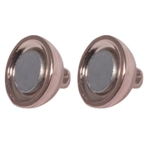 Fermoir magnétique, extra fort, 10mm ø, or rose, 1 pièce