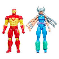 Marvel - Pack 2 figurines Marvel Legends de Marvel Games: Iron Man et Spiral 15 cm - Hasbro