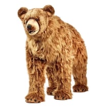 Hansa Peluche Geante Ours Brun 4 pattes 80 cm H et 135 cm L - Hansa Peluches G antes
