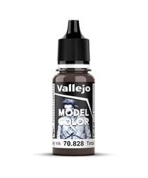 Flacon 17 ml - Peinture acrylique pour maquette Vallejo Model Air - Bois 70.828 - Fine