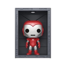Marvel - Figurine POP! Deluxe Hall of Armor Iron Man Model 8 Silver Centurion PX Exclusive 9 cm