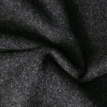 Tissu Laine Bouillie uni Hanna sur fond Gris anthracite