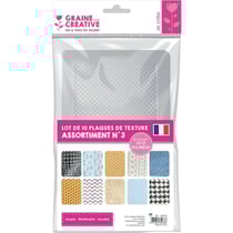 Plaques de texture (3) 10 pièces