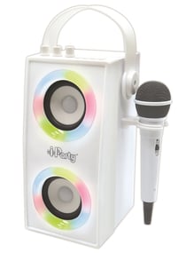 Enceinte Bluetooth portable avec micro et effets lumineux iParty