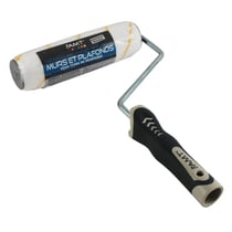 Rouleau Brosse Murs Et Plafonds - 180Mm - Tous Types De Peintures - Fibres Polyamides 12Mm - Manche Et Rouleau - Amt